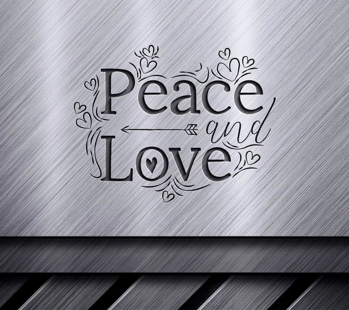 Peace & Love  SVG Design - Free for Commercial Use SVG