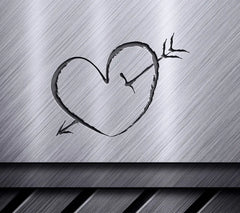  Heart with Arrow SVG - Love & Romance Design SVG