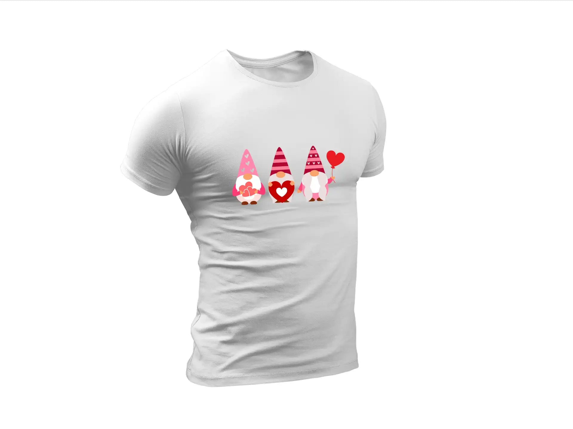 Valentines Day Gnomes SVG Love Hearts, Balloons & Pink Hats - 3 Pack SVG
