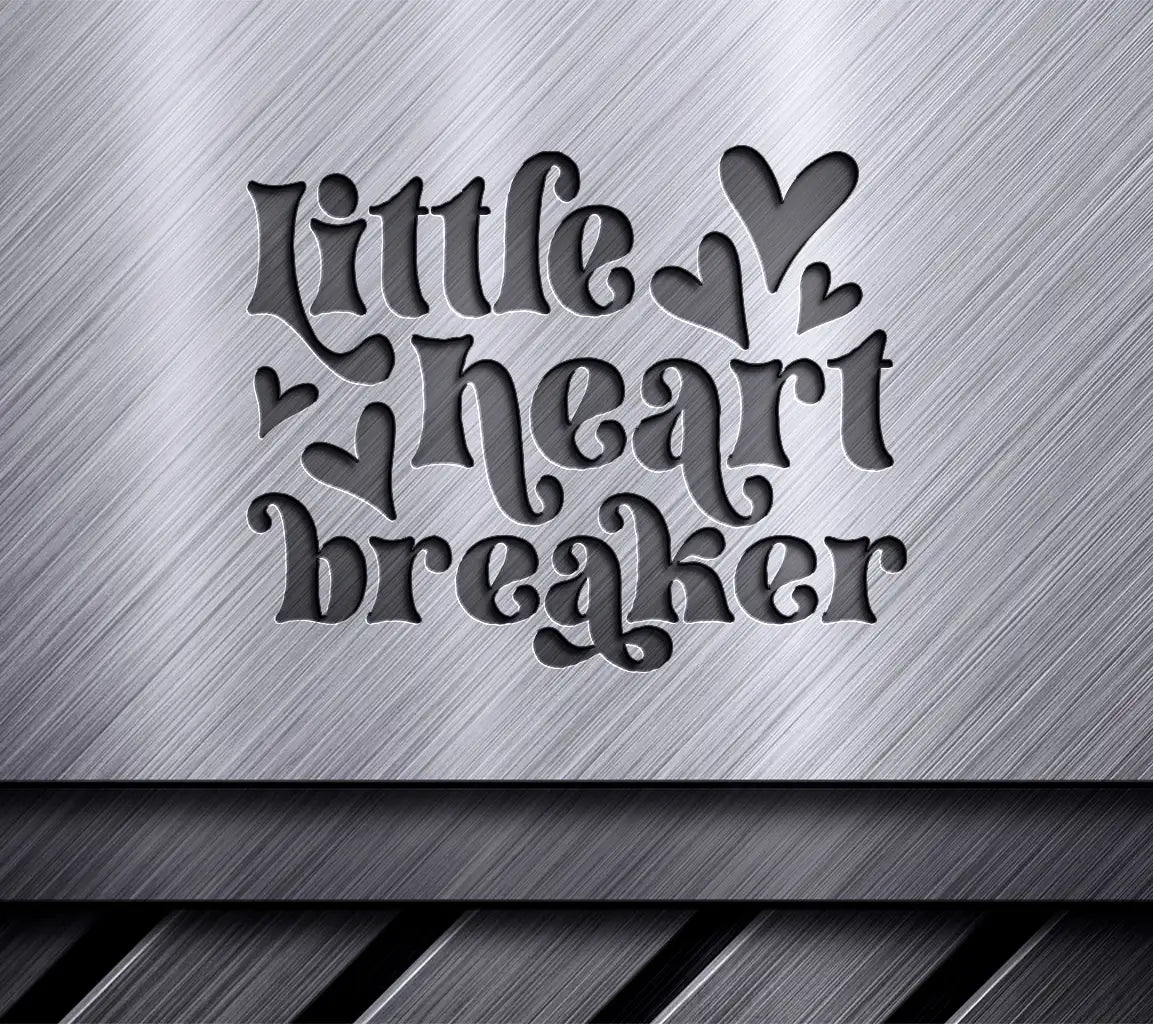 Little Heart Breaker SVG - Valentines Day Cut File with Red Hearts SVG