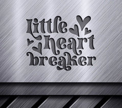 Little Heart Breaker SVG - Valentines Day Cut File with Red Hearts SVG