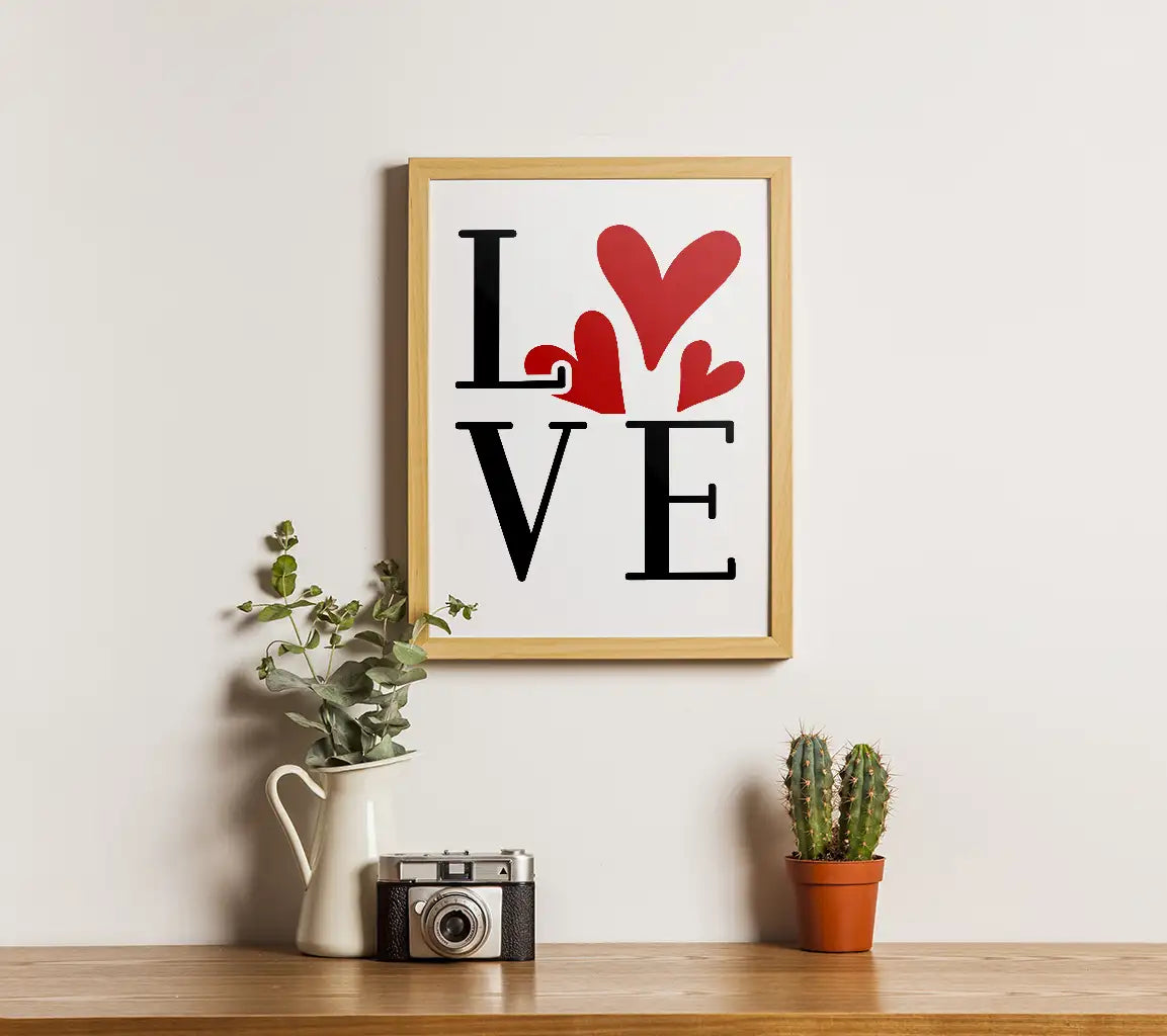 Love Hearts SVG - Valentines Day Design SVG