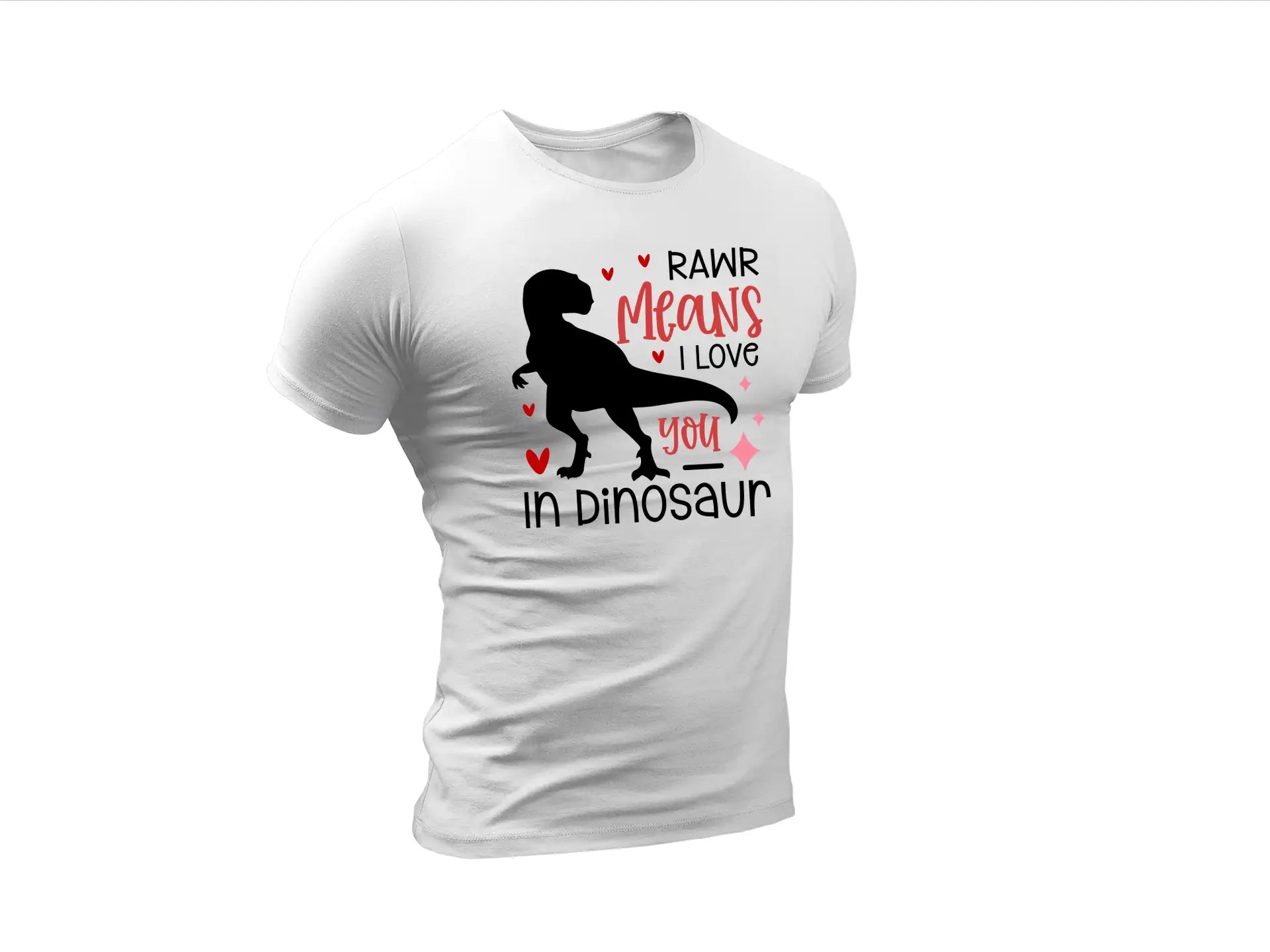 Rawr Means I Love You Dinosaur SVG Valentines Day Design SVG
