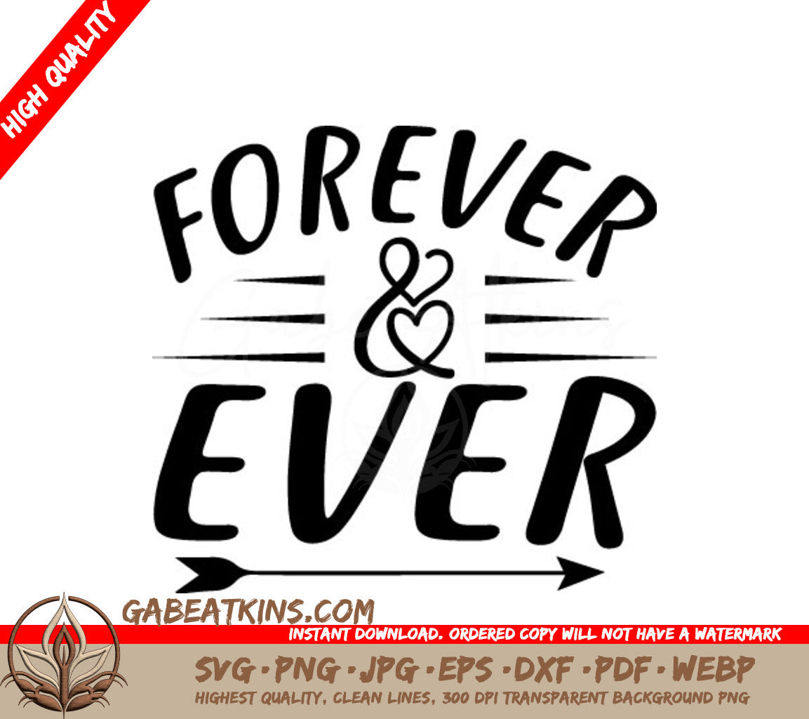 Forever & Ever Arrow  SVG SVG