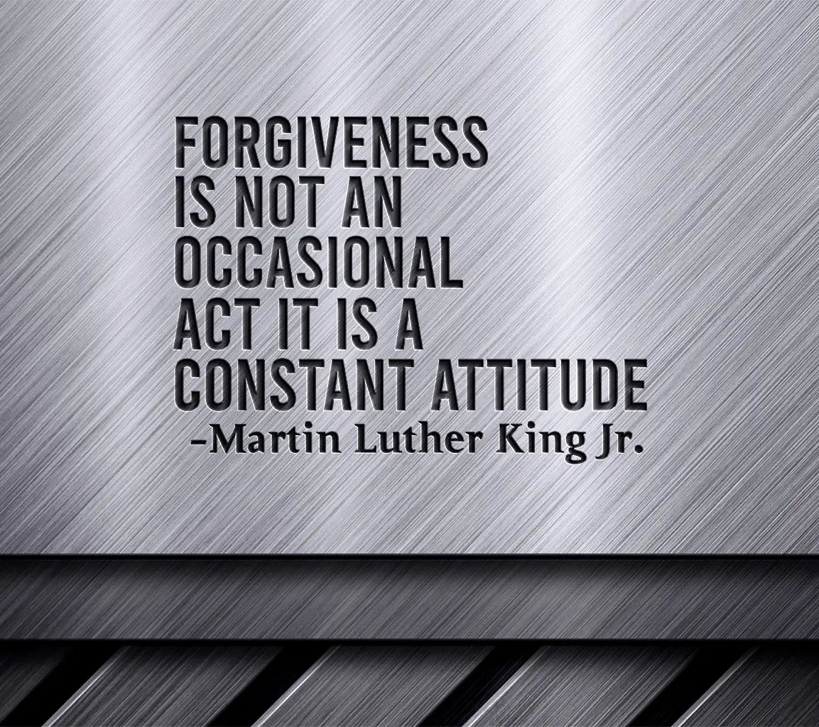 Martin Luther King Jr. Forgiveness Quote SVG Design SVG