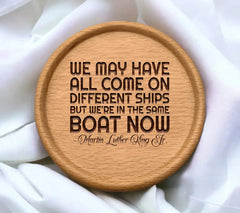 MLK Inspired Were In The Same Boat SVG Design SVG