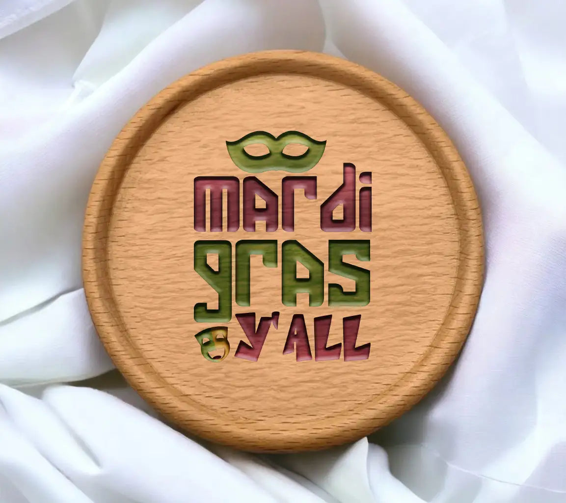 Mardi Gras Yall Mask SVG Design Bundle SVG