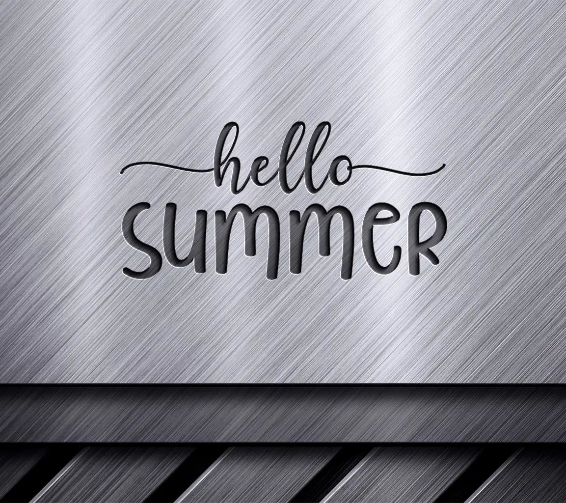 Hello Summer  SVG Design - Summer SVG Bundle SVG