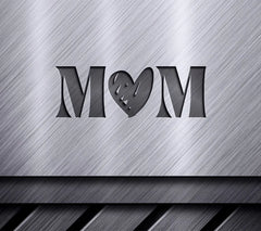 Mom Silhouette SVG with Heart - Mothers Day Design Bundle SVG