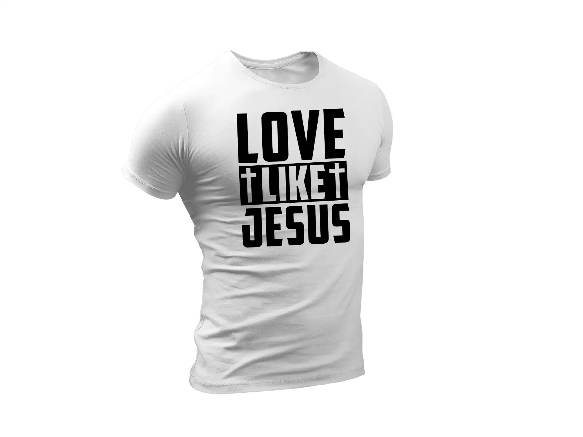 Love Like Jesus SVG Design - Christian Cross Design SVG