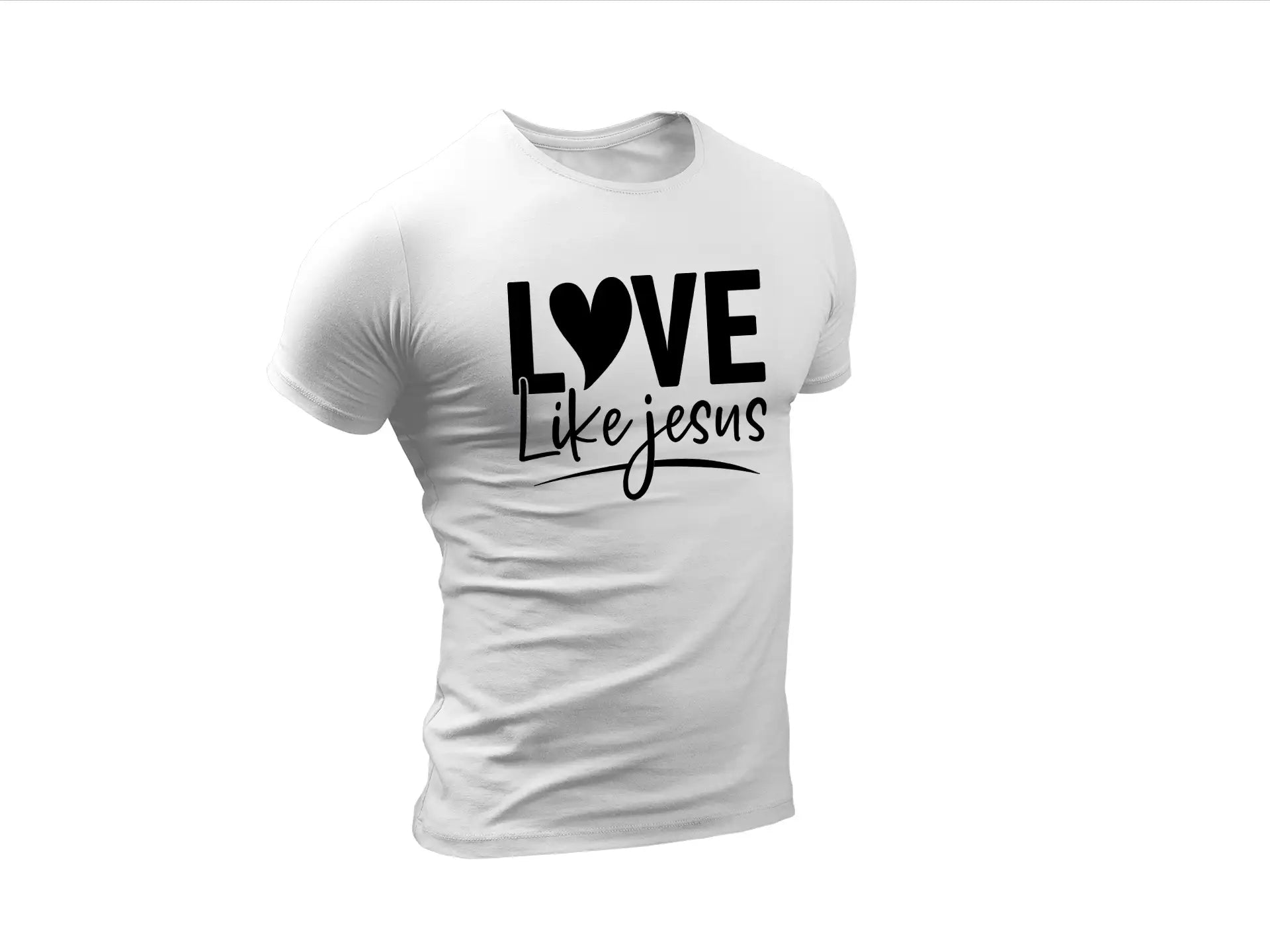 Love Like Jesus Heart SVG Design - Christian Bundle SVG