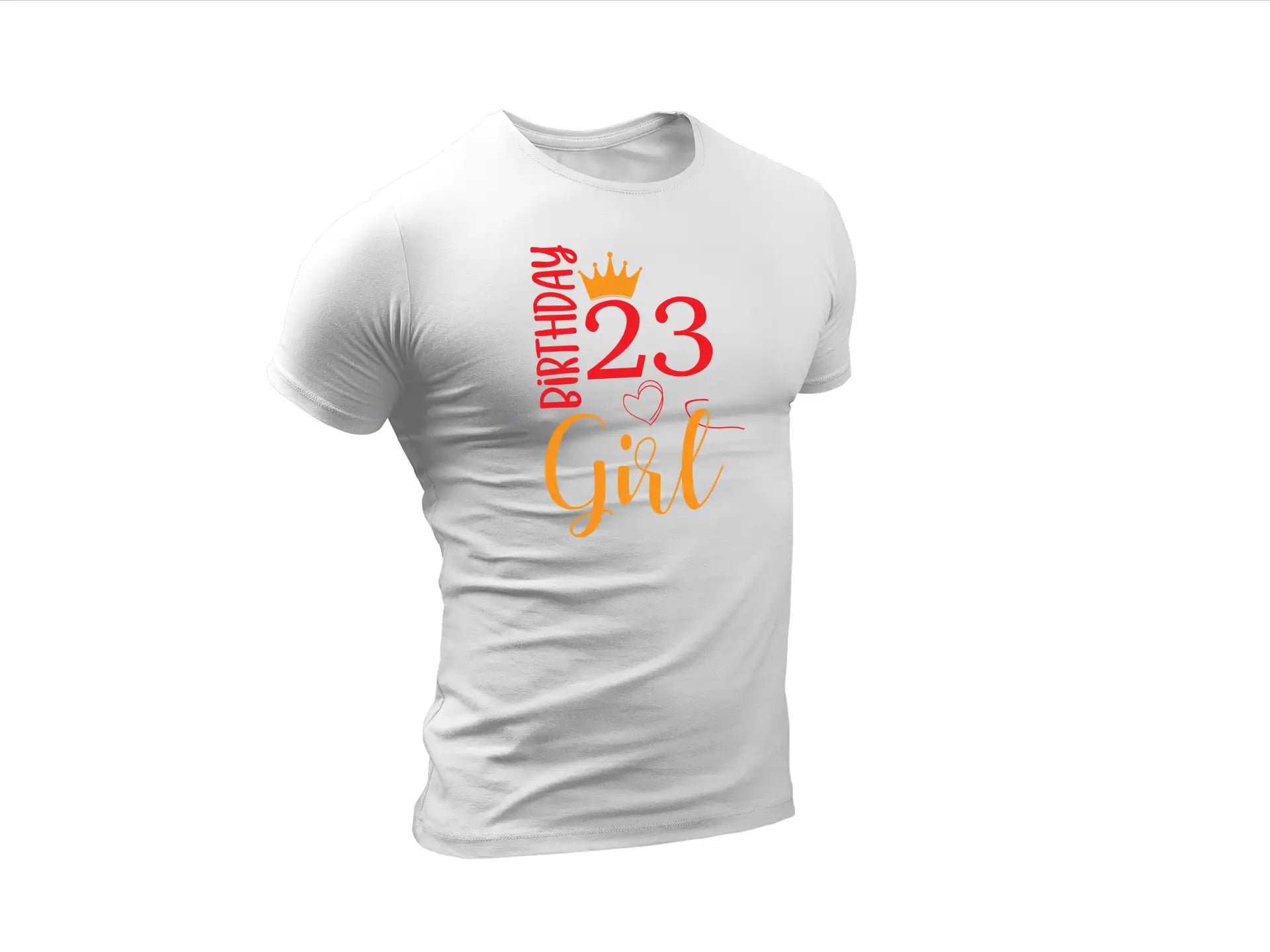 Birthday Girl with Crown & Number 23 SVG Bundle - Digital Download SVG