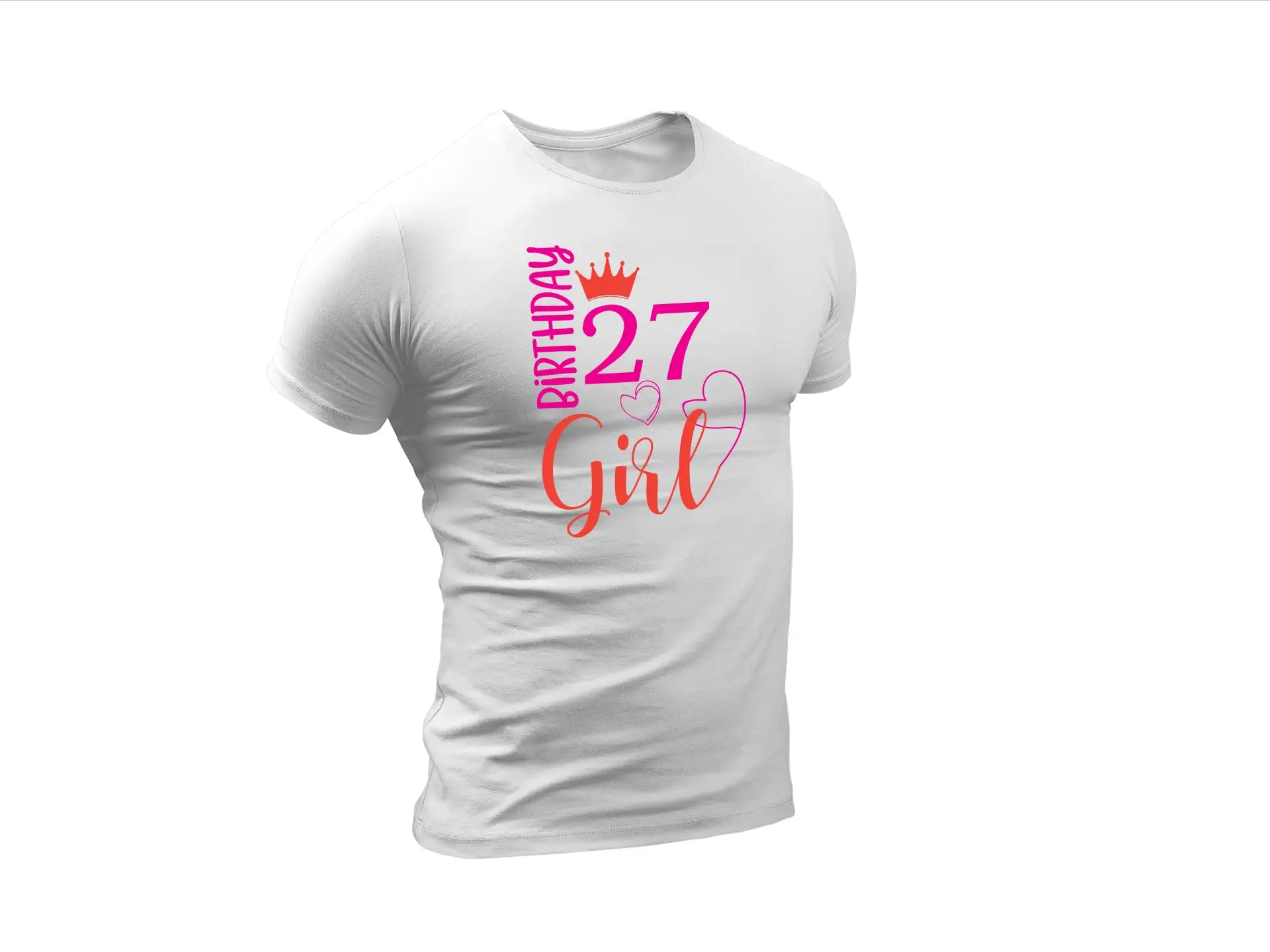 27th Birthday Girl SVG Bundle Crown, Hearts, & More! SVG