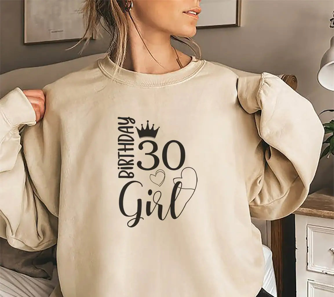 30th Birthday Girl SVG Bundle Crown, Hearts, & More! (9327356) SVG