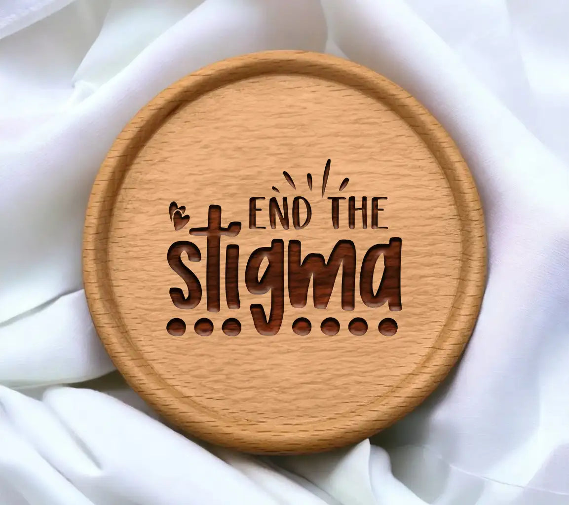 End The Stigma  Design SVG - Mental Health Awareness SVG