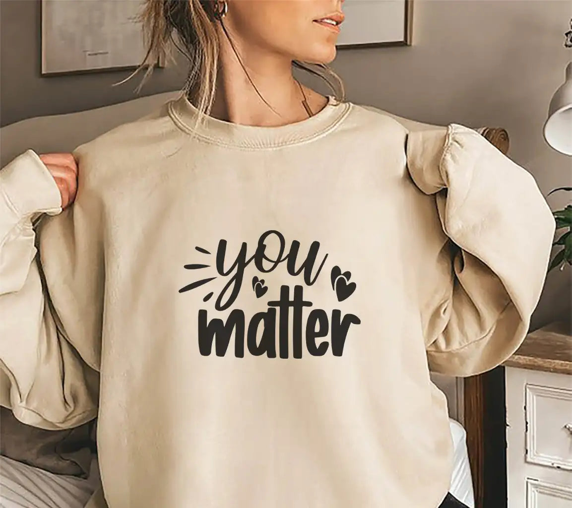 You Matter  Heart Design SVG - Mental Health Support Design SVG