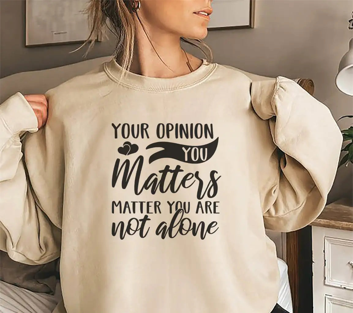 Mental Health Awareness SVG You Matter, Your Opinion Matters SVG