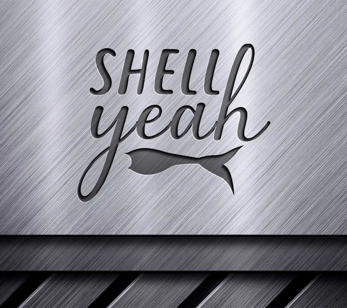  Mermaid Shell Yeah SVG Design SVG