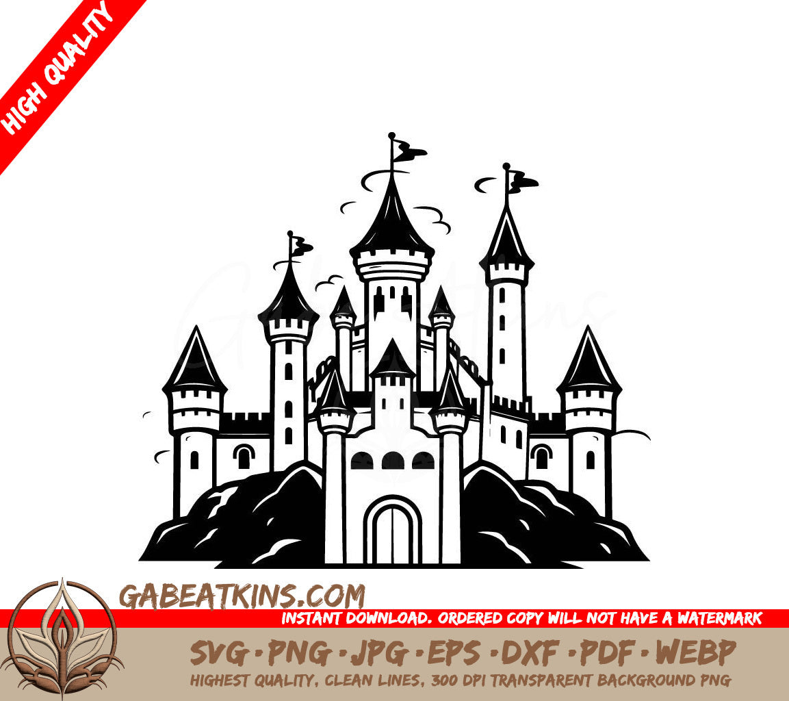  Castle Hill SVG - Mini Truck Design Design SVG