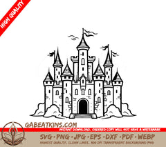  Castle Mini Truck SVG - Mighty Miniature Vector Icon SVG