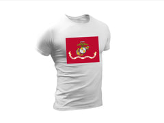 USMC Design SVG - Red Background - Military Branch Symbol SVG