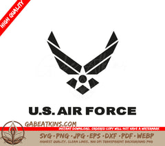 US Air Force  Design SVG - Military Branch Design SVG