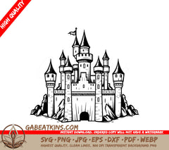 Mini Truck Castle SVG -  Iconic Vector Design SVG