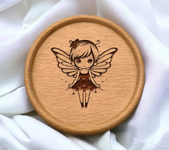  Fairy with Butterfly Wings SVG Moonlit Meadow Magic SVG