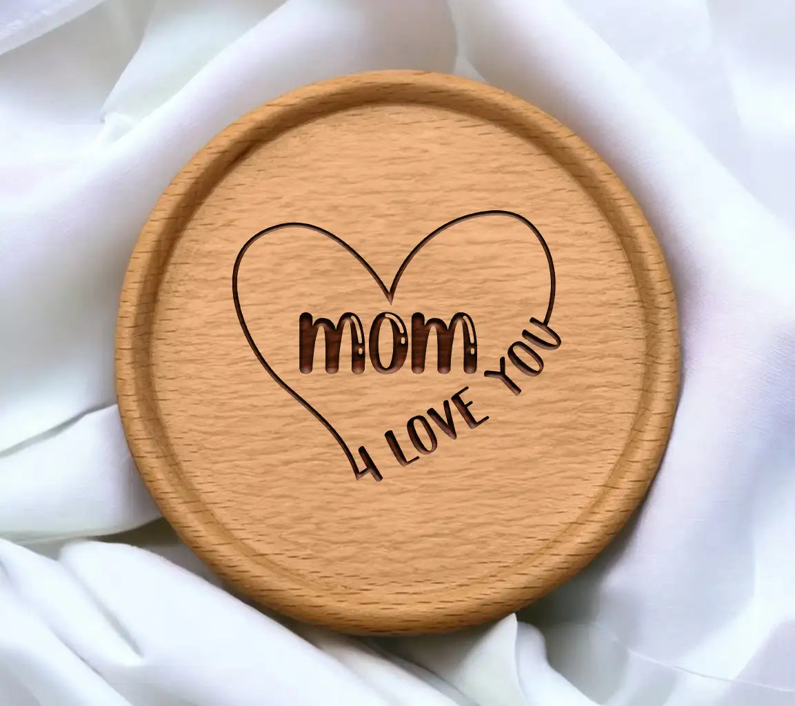 Mom I Love You Heart SVG -  Design for Mothers Day SVG