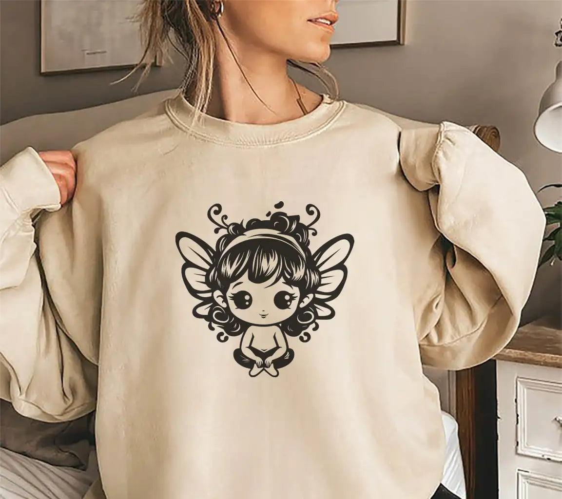  Playful Fairy SVG Glowing Garden Giggles - Mystic Meadow Mischief SVG