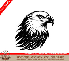Mystic Aviary Eagle with Skull Vector Logo Design Ink Triumph Tattoo Style Eagle Icon SVG 