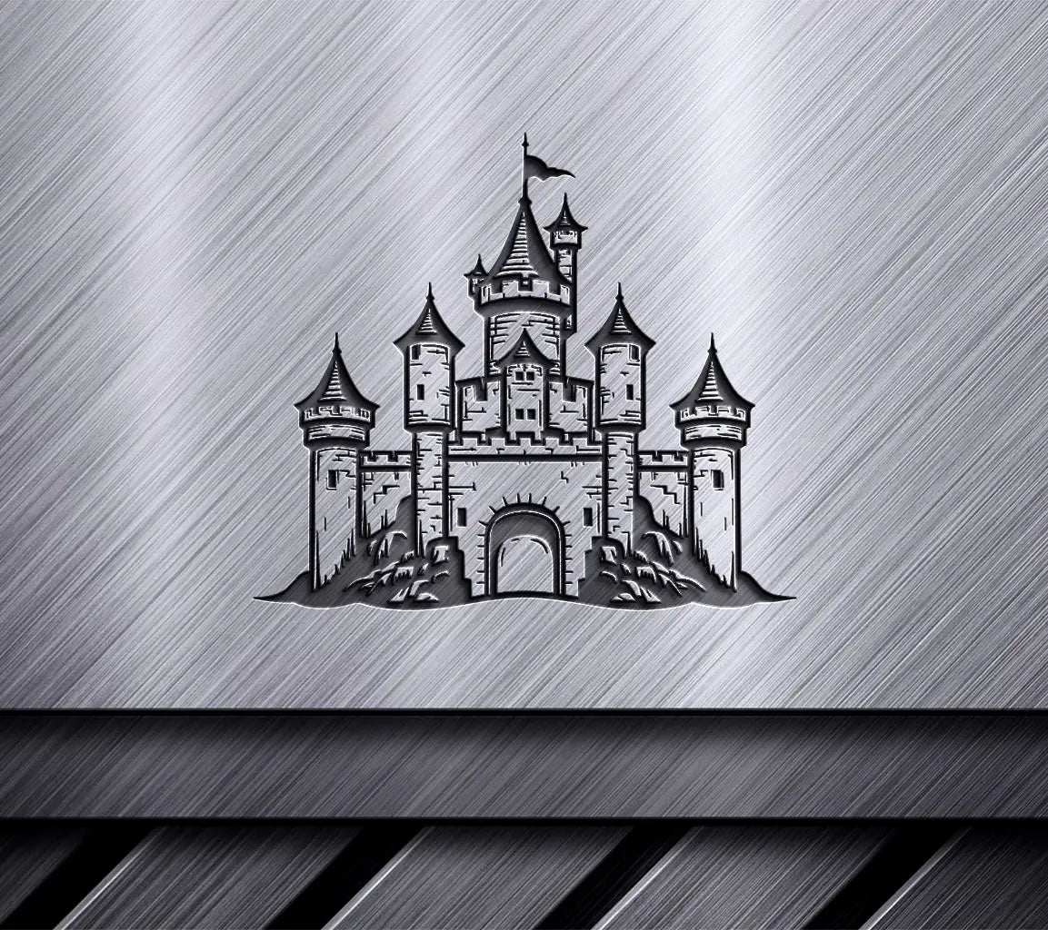  Castle Flag SVG - Mini Truck Vector Graphics SVG