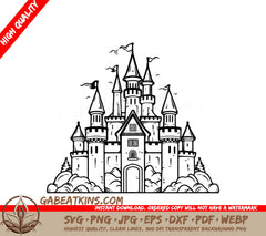  Castle Hill SVG - Mini Truck Design & Icon Design SVG