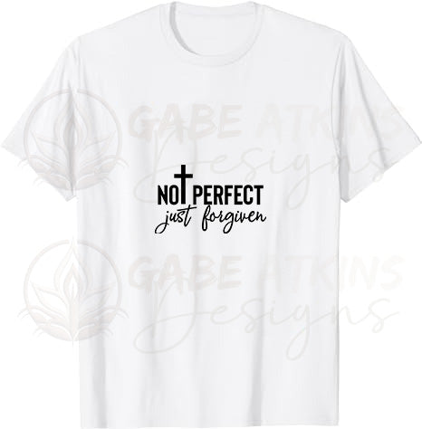 Not Perfect Just Forgiven SVG, PNG, EPS, DFX, JPG, PDF, WEBP for Cricu | Forgiven SVG, PNG, EPS, DFX, JPG, PDF, WEBP