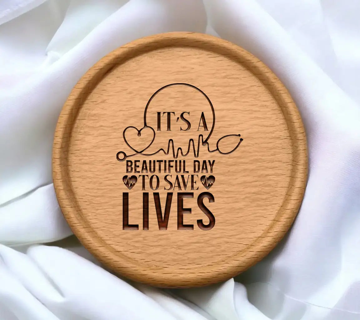 Nurse SVG - Its a Beautiful Day to Save Lives SVG