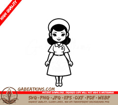  Nurse G SVG  Empathetic Care Design Design for Health Promotion SVG