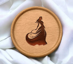 Black Woman Silhouette SVG - Ethereal Empress Face Icon Design SVG