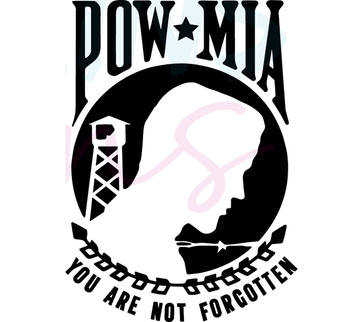 POW MIA Banner SVG | Digital Download of POW MIA SVG, PNG, EPS, DFX, J | POW MIA SVG, PNG, EPS, DFX, JPG, PDF, WEBP