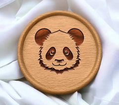  Panda Face SVG - Vector Template for Cut Files SVG