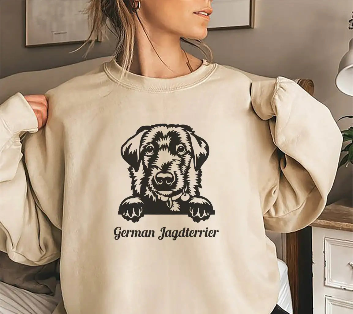 Jagdterrier Peeking Dogs SVG SVG