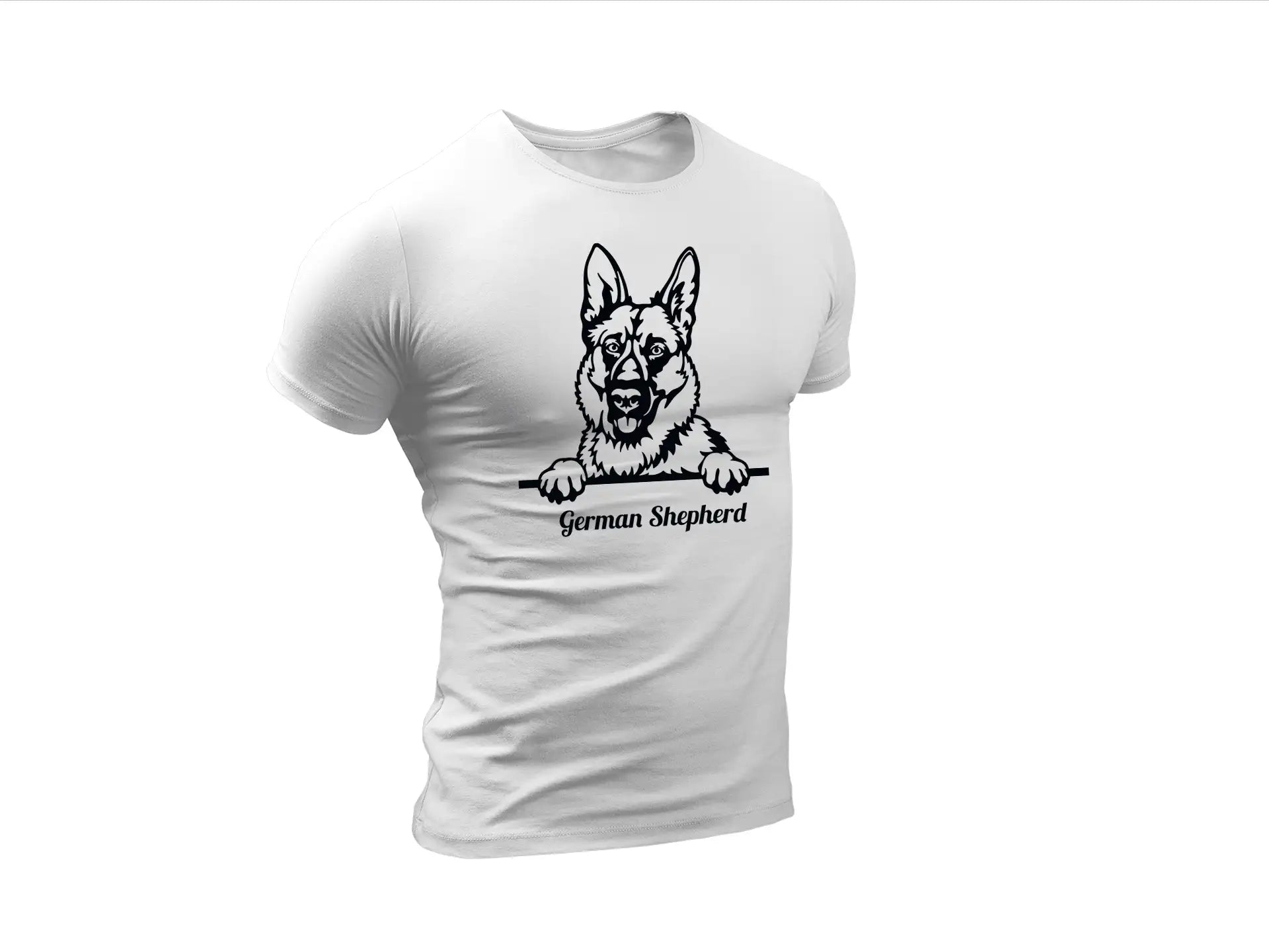 German Shepherd Peeking Dog SVG SVG