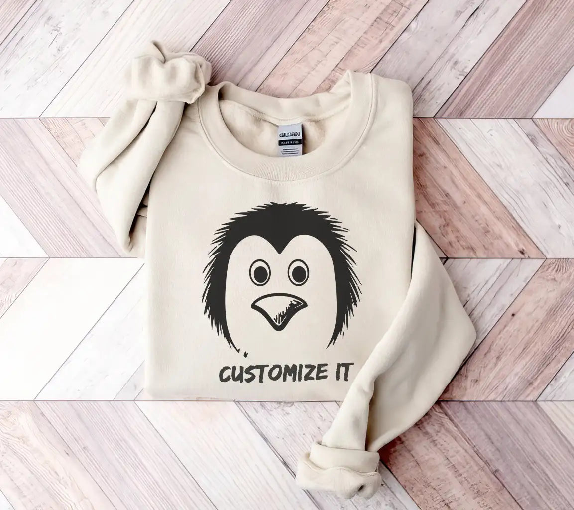  Penguin Face SVG - Vector Template for Cut Files SVG