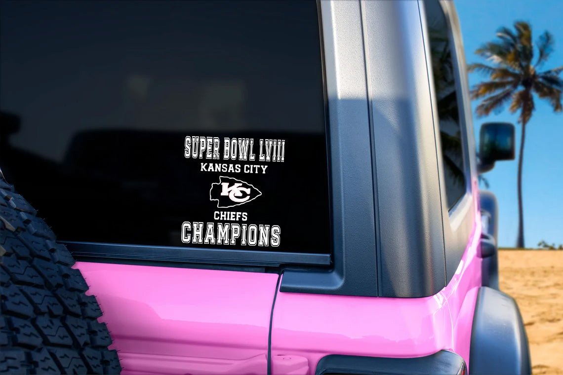 KC Chiefs Football Champions 2024 SVG Digital Download | PNG, jpg, eps, dxf - Cricut Formats also available