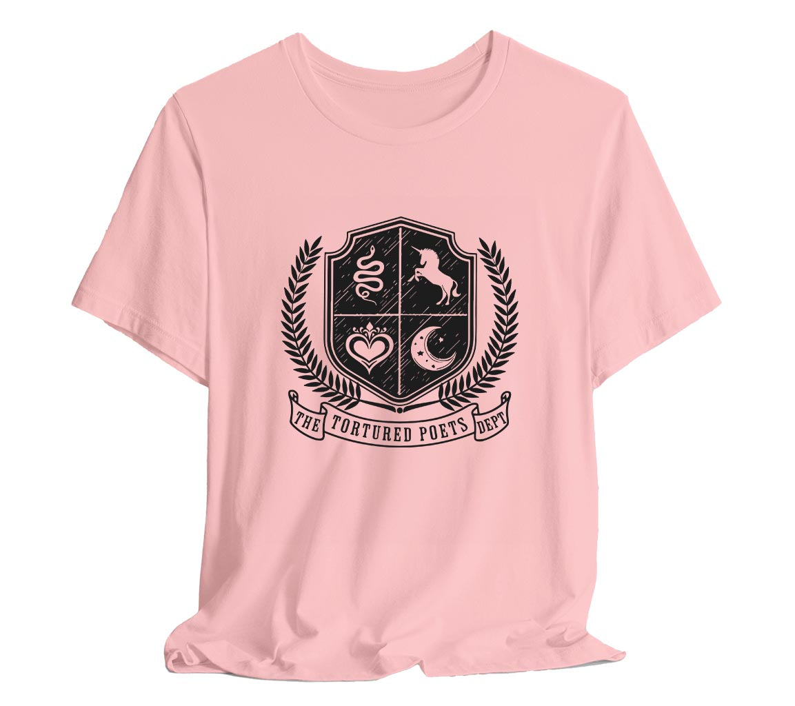 The Tortured Poets Department Quadrant T-Shirt | TTPD T-Shirt Featurin | Taylor Swift Inspired Adult Unisex Bella + Canvas