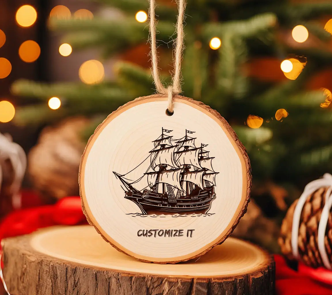  Pirate Ship SVG - Silhouette Design SVG