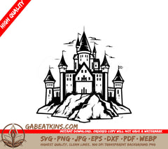  Castle Hill SVG - Mini Truck Vector Graphics SVG