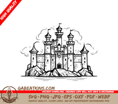  Castle Island Mini Truck SVG Vector Illustration SVG