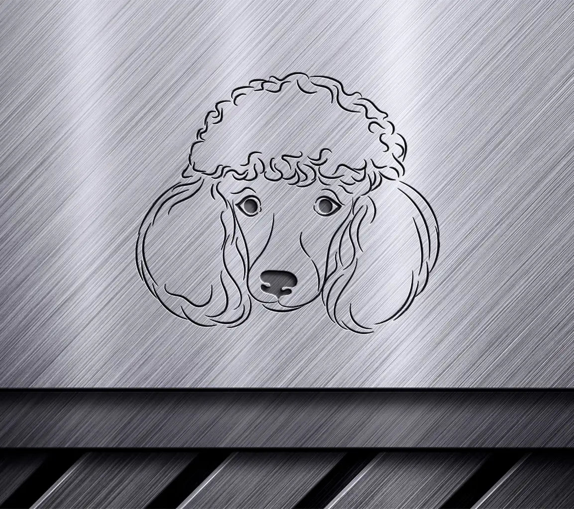  Poodle Face SVG SVG