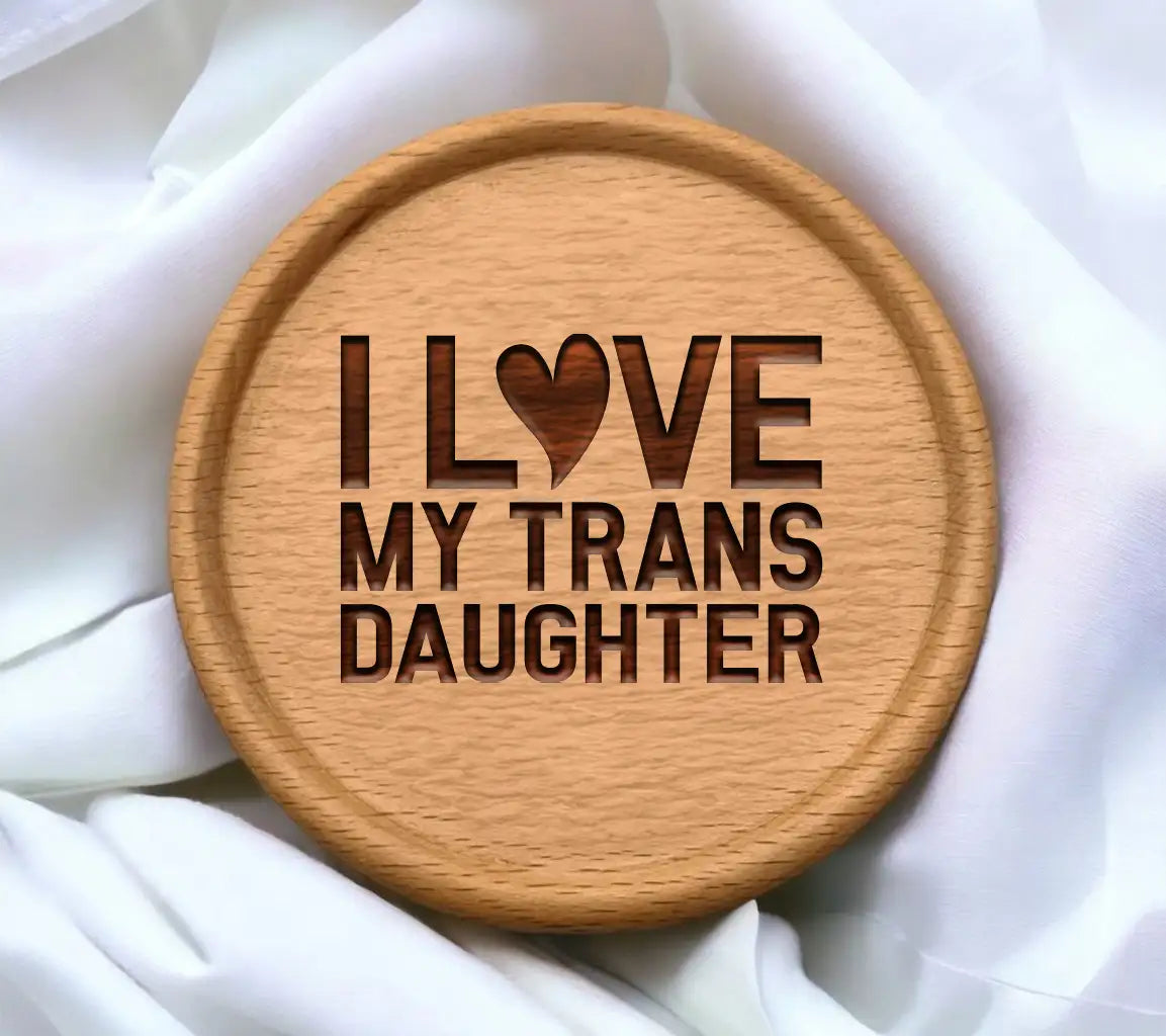 I Love My Trans Daughter  SVG - Pride Month Design SVG