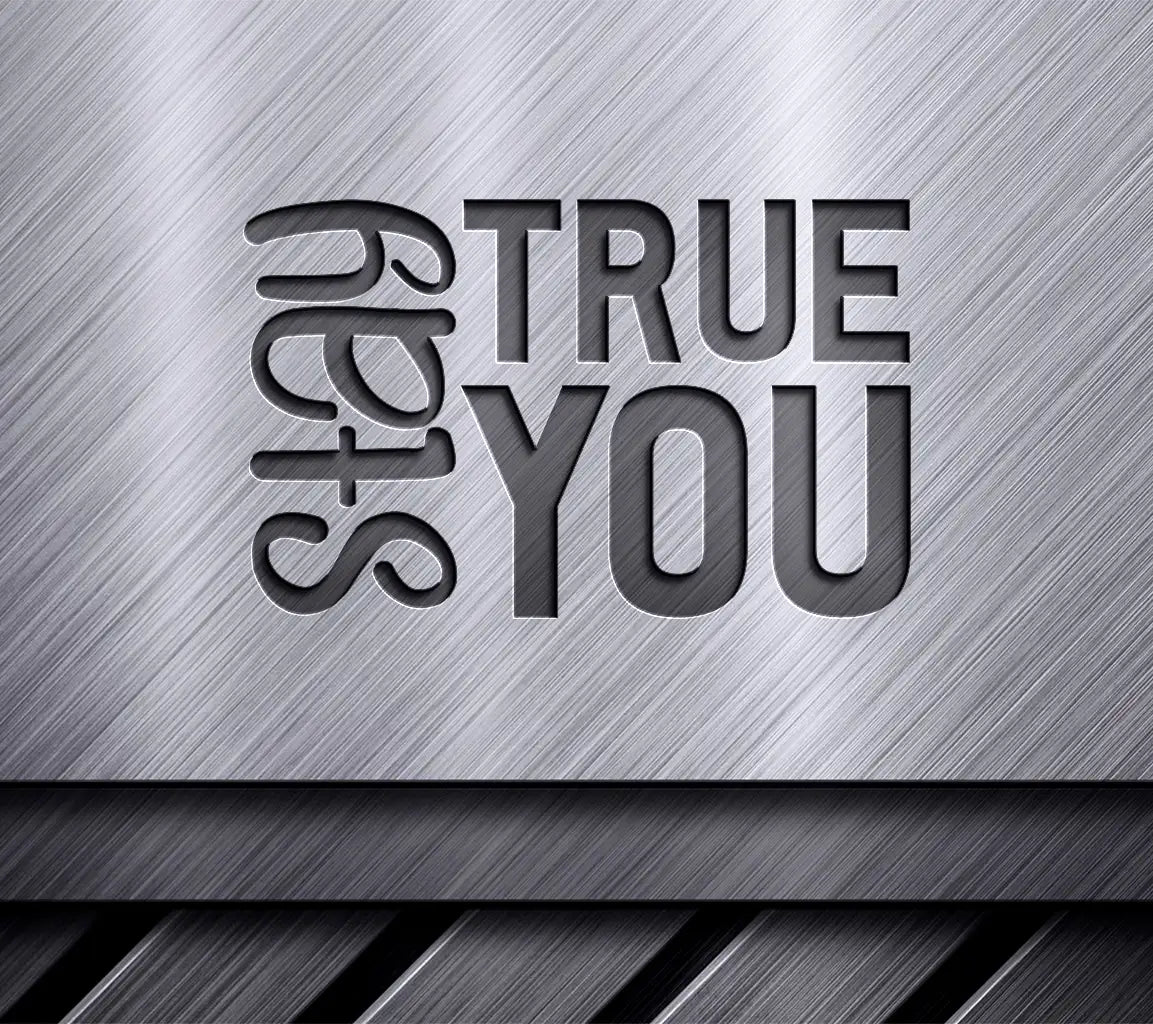 Blue & Red True You Pride SVG Design SVG
